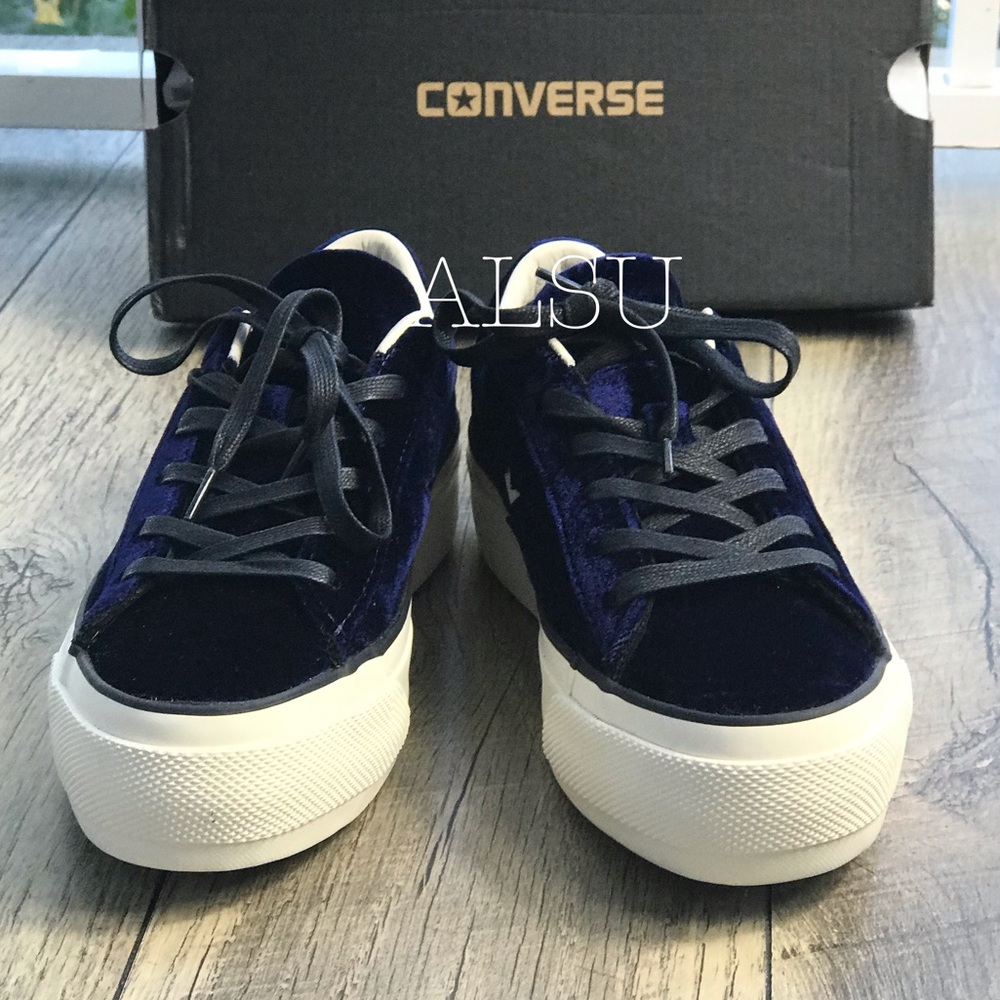 NWT Converse One Star ⭐️ Platform OX Eclipse BlueW - Picture 5 of 7